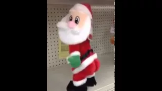 Funny twerking santa