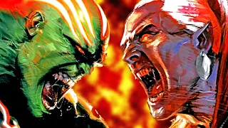 Possesed Hulk Origins - Rabid & Unhinged Magically Corrupted Hulk Form Obliterated Dracula's Empire