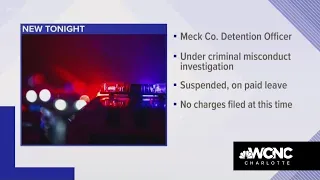 Mecklenburg County detention officer being investigated for criminal misconduct