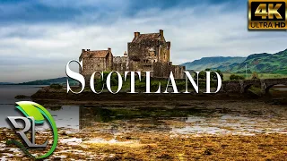 Scotland in 4k - Amazing Castle Landscapes - Cities - Mountains and Valleys to Relax