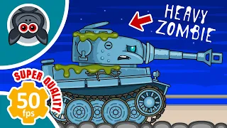 Upgrade. Zombie virus. Day 7. Cartoons About Tanks