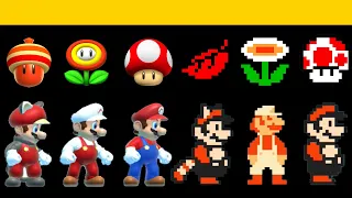 Super Mario Maker 2 - All Power-Ups (Mario, Luigi, Toad, Toadette)