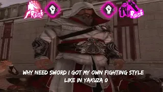 Yakuza Rush Style in Assassin's Creed be like