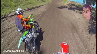 125 Two-Stroke vs 250 Four-Stroke Battle at Redbud Motocross