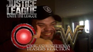 Justice League Unite the League Cyborg and Wonder Woman Teasers Reaction