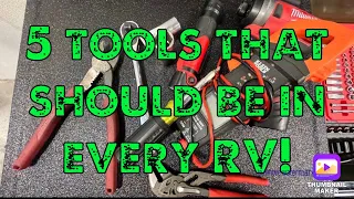 5 tools that should be in every RV!