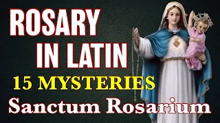 Rosary In Latin 15 Mysteries ✝︎ Sanctum Rosarium