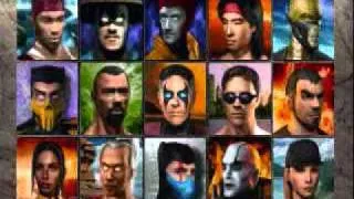Mortal Kombat 4 Character Select Screen Extended