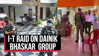 Tax Raids At Media Group Dainik Bhaskar, Also At UP Channel | Cobrapost
