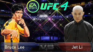 UFC4 Bruce Lee vs Jet Li EA Sports UFC 4 - Epic Fight