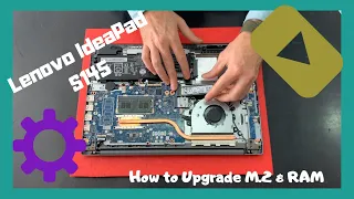 How to Upgrade M.2 Pcie Nvme SSD RAM Lenovo IdeaPad S145  Disassembly