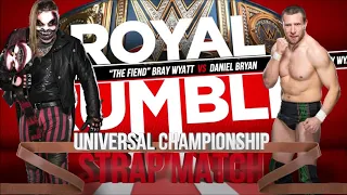 WWE Royal Rumble 2020: "The Fiend" Bray Wyatt vs. Daniel Bryan - Official Match Card