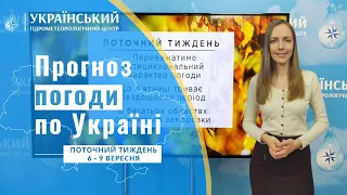 ПОГОДА НА ПОТОЧНИЙ ТИЖДЕНЬ (6-9 ВЕРЕСНЯ)