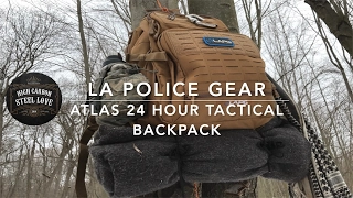 The LA Police Gear Atlas 24 Hour Tactical Backpack - Another Awesome Bushcraft Pack From LAPG