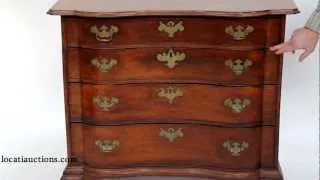 Locati, LLC: Antique of the Week : Massachusetts Chest of Drawers c. 1770