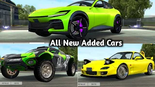 All New Cars Unlocked || Top Speed and Gameplay || Extreme Car Driving Simulator New Update