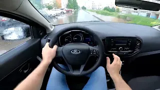 "LADA XRAY " pov test drive