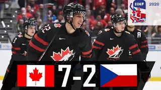 Canada vs Czech Republic | 2020 WJC Highlights | CANADA GOALS | Dec. 31, 2019