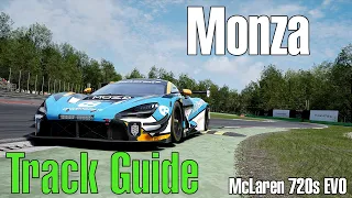 Track Guide - Monza ACC 1.9.5 / McLaren 720s EVO - Pitskill.io