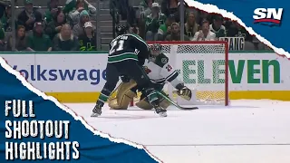 Minnesota Wild at Dallas Stars | FULL Shootout Highlights