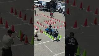 Motorcycle Skills Competition Speed Run || ViralHog
