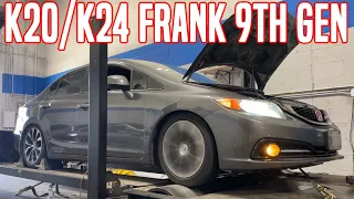 K20 / K24Z Frankenstein 9th Gen Civic Si Dyno Tune