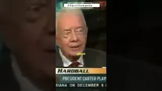 Jimmy Carter On Palestine-Israel Conflict