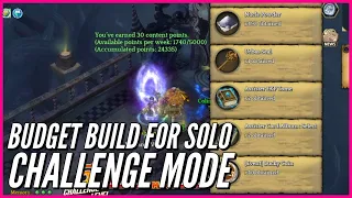 The Budget Build for "Solo" Challenge Mode | Tree of Savior