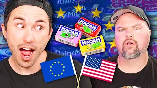 Americans Try European Candy & Sweets- Taste Test