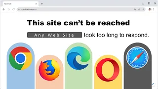 Website took too long to respond | This site can’t be reached | Error Fixed | Windows | Any browser