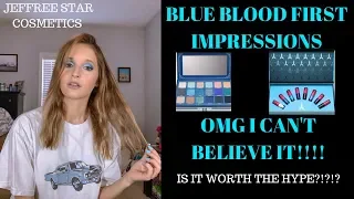 OMG I CANT BELIEVE IT!  JEFFREE STAR BLUE BLOOD COLLECTION REVIEW AND FIRST IMPRESSIONS!