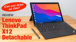 Lenovo ThinkPad X12 Detachable (artist designer review)