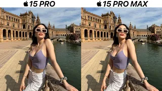 iPhone 15 Pro VS iPhone 15 Pro Max Camera Test