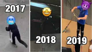 3 YEAR SCOOTER PROGRESSION! (2017-2019) *BRI-BUTTERCUP*