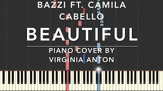 Bazzi ft. Camila Cabello Beautiful Piano Tutorial Instrumental Cover