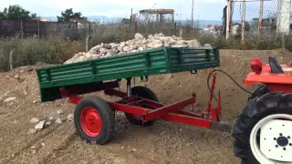 Kubota ZL1-205 sunshine and tipper trailer