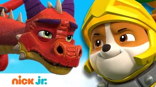 Rubble Rescue Knight Saves Sleepy Dragon 🔥 w/ Marshall & Chase | Nick Jr.