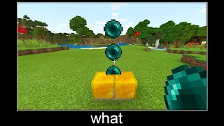 Minecraft wait what meme part 1 Ender pearl