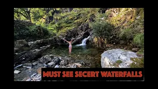 Secret waterfalls found in the UK/snowdonia van life