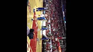 NC State vs. Duke court storming 1/12/13