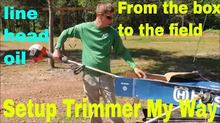 String Trimmer Review, Setup, and Demonstration