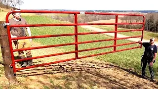 Hanging Brand NEW RED Gates 30 years later!