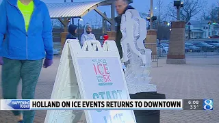 Ice sculptures, 5K in Holland this weekend