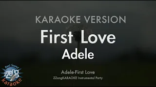 Adele-First Love (MR/Instrumental) (Karaoke Version)