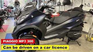 PIAGGIO MP3 300 2022   on Review Can be driven on a car licence