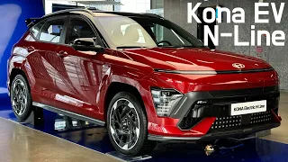 Finally, N-Line on Kona Electric! 2025 Hyundai Kona Electric (KONA EV⚡️) First Look