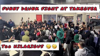 FIGHT BREAKS OUT AT LA TAKEOVER! SHE GOT DROPPED!