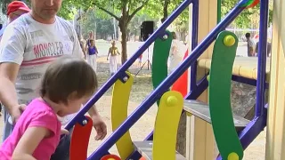 Открытие детской площадки в Иловайске.