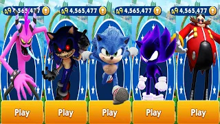 Sonic Dash - Dark Sonic vs Movie Sonic vs Sonic.EXE vs All Bosses Zazz Dr.Eggman - Run Gameplay