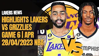 Los Angeles Lakers vs Memphis Grizzlies GAME 6 LAKERS Highlights |Apr 28| NBA Playoffs 2023